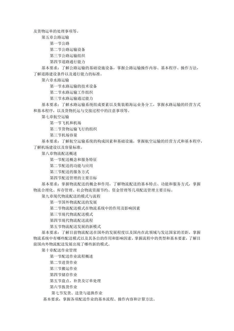 课程教学大纲-运输与配送管理.docx_第2页