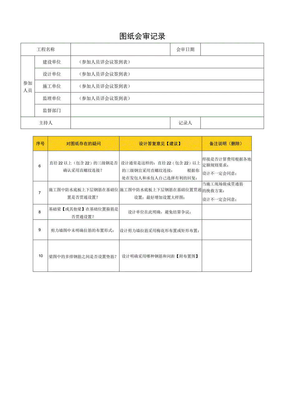 图纸会审模板【举例参考】.docx_第3页