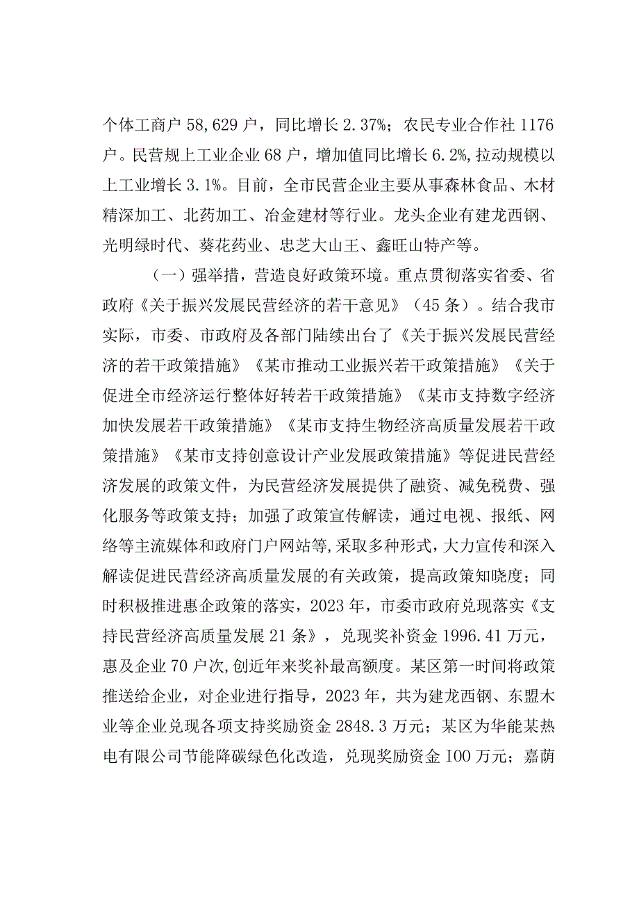 某某市人大关于全市民营经济发展情况的调研报告.docx_第2页