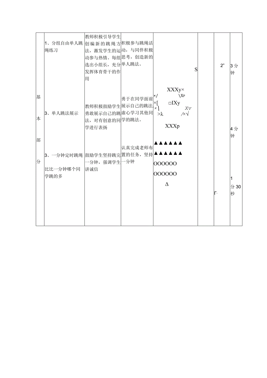 水平二（三年级）体育《跳绳：单人跳绳、双人及多人跳绳》公开课教案.docx_第3页