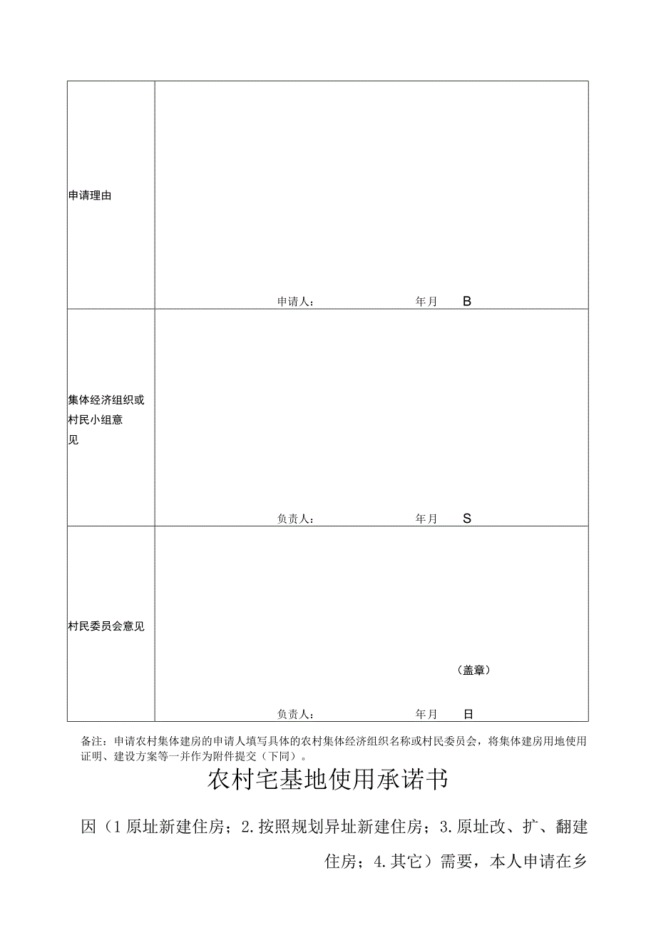 普宁市农村宅基地和建房规划许可申请表.docx_第2页