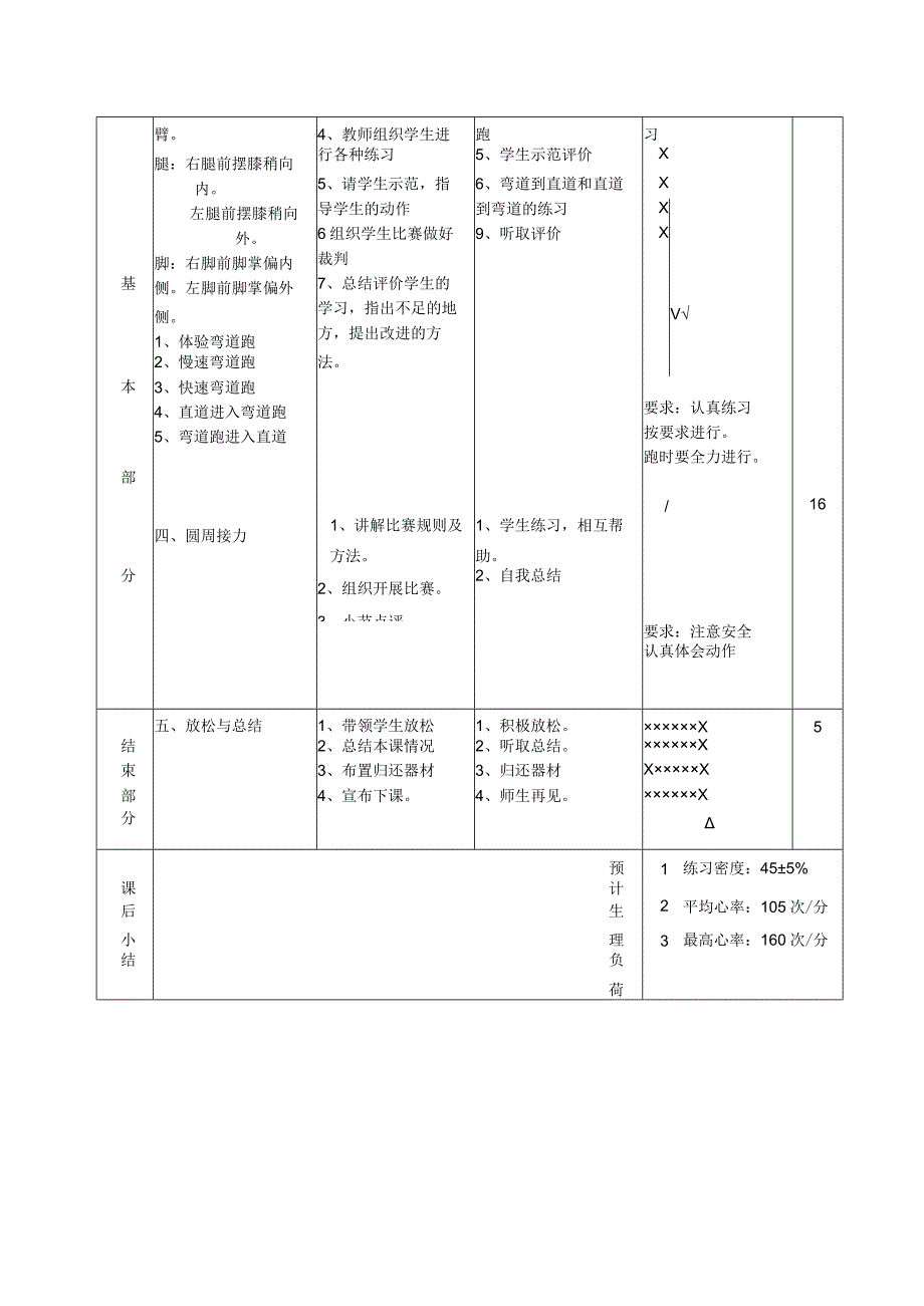 水平四（八年级）体育《弯道跑》公开课教案.docx_第2页