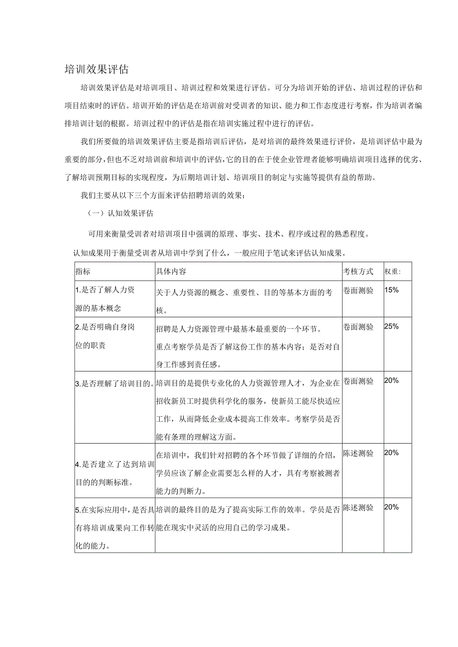 培训效果的评估-反馈培训课件.docx_第1页