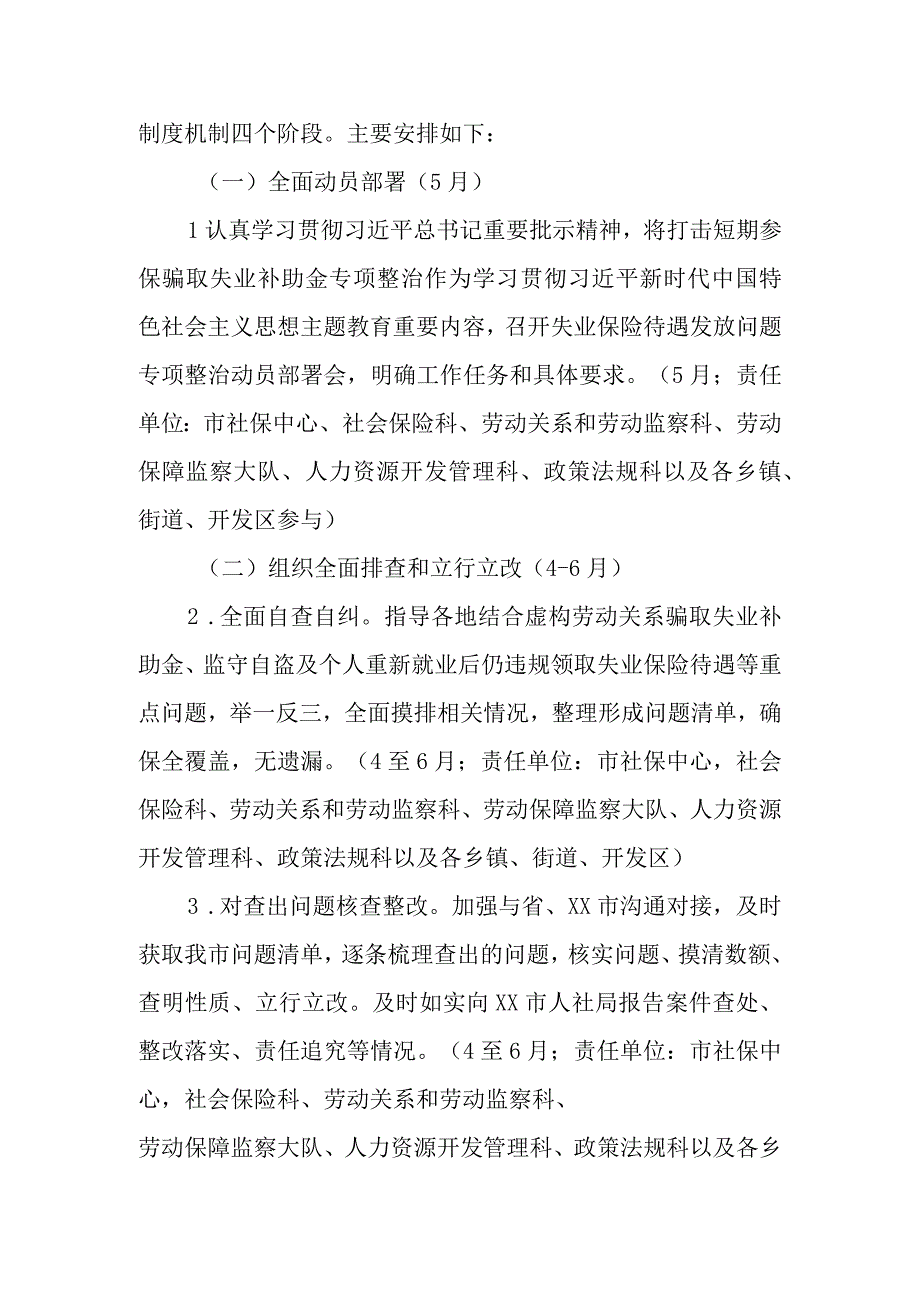 整治虚构劳动关系骗领失业保险待遇等问题维护参保人员合法权益工作方案.docx_第2页