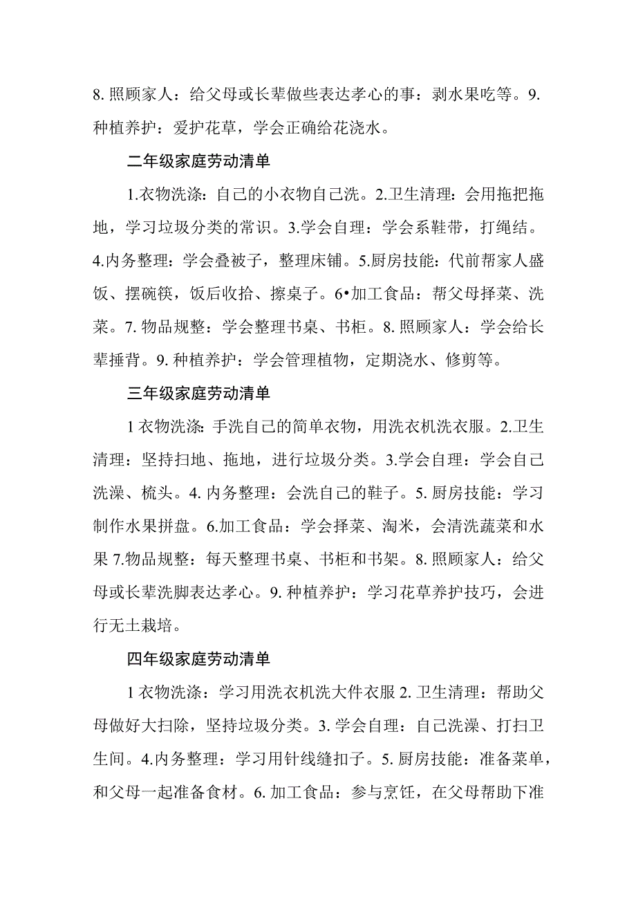 学校家庭劳动教育清单.docx_第2页