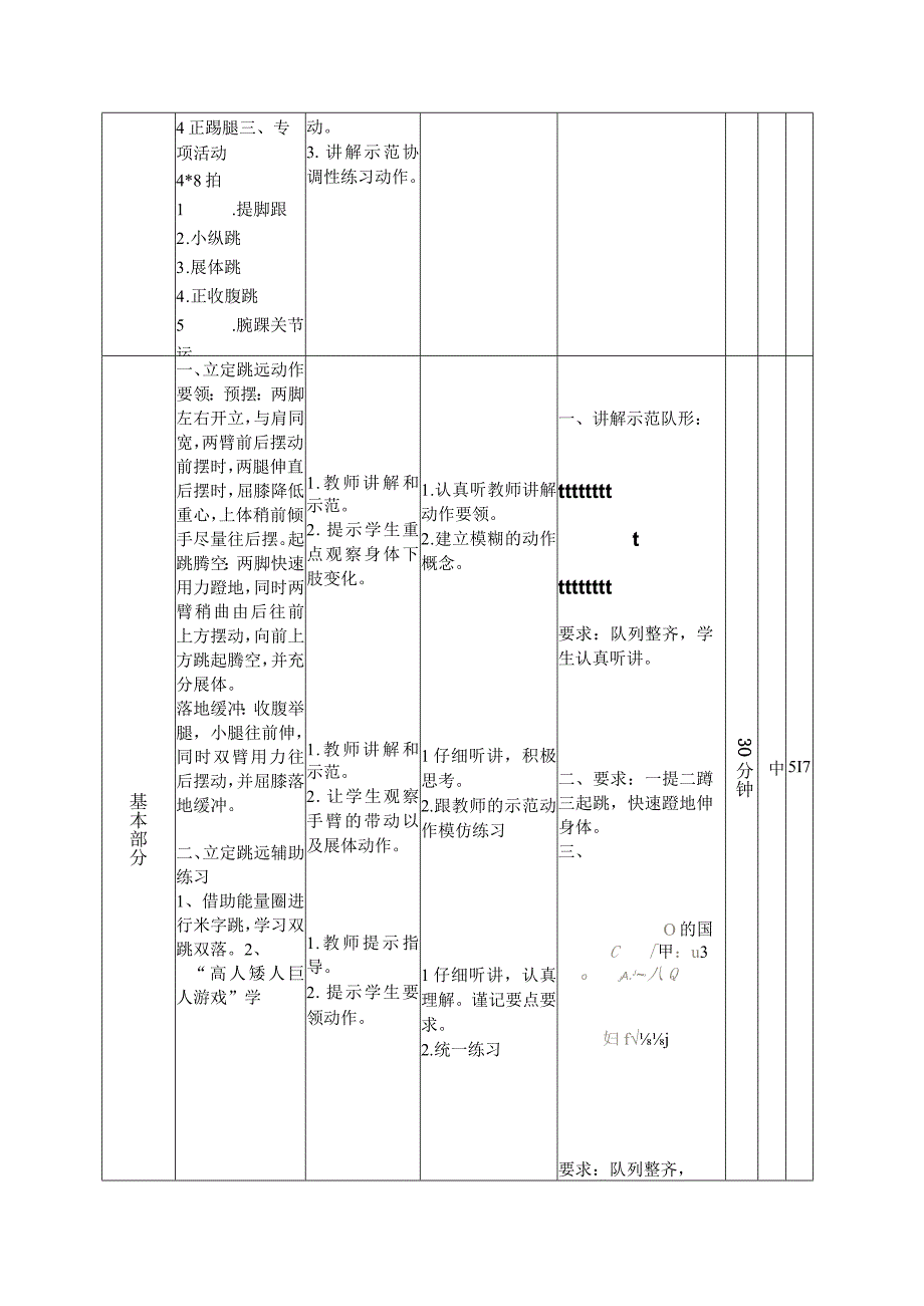 水平四（七年级）体育《立定跳远》公开课教案.docx_第2页