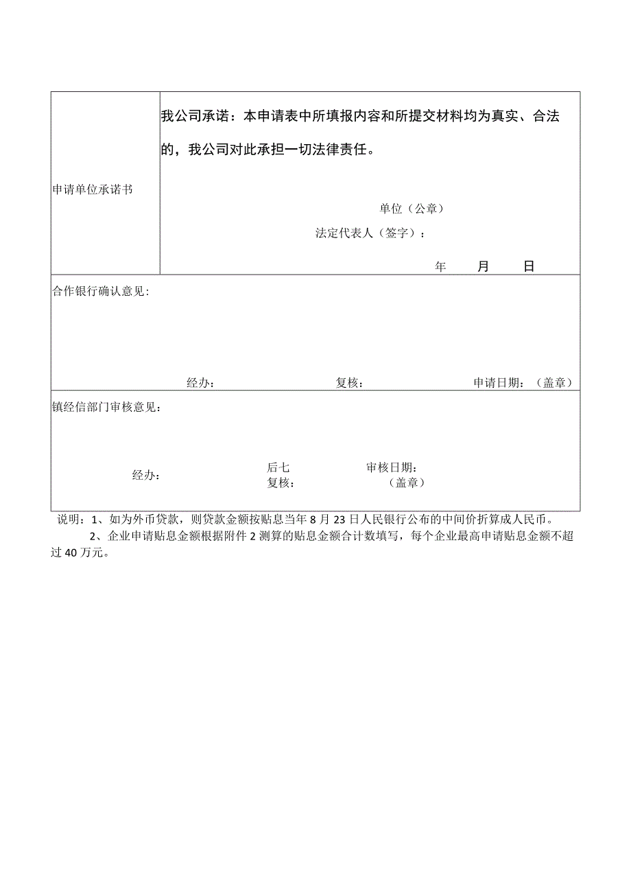 坦洲镇抗击台风恢复工业企业生产贷款贴息申请表.docx_第2页