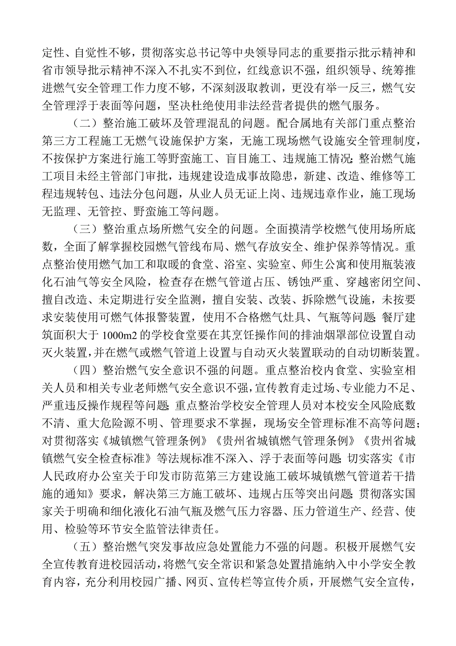 开展燃气消防安全专项整治方案.docx_第2页