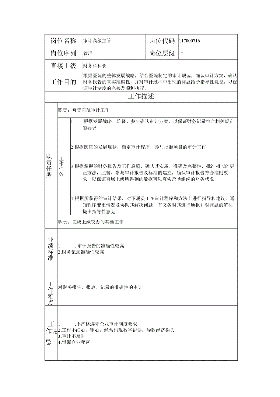 117000716 审计高级主管.docx_第1页