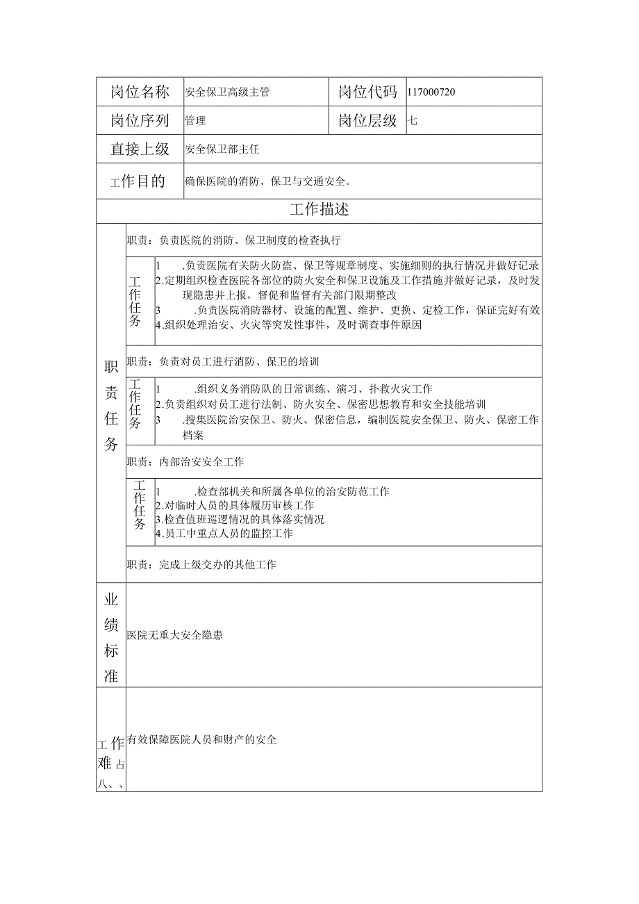 117000720 安全保卫高级主管.docx_第1页