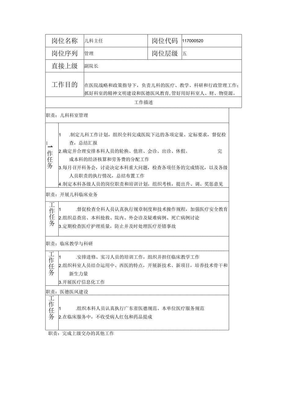 117000520 儿科主任.docx_第1页