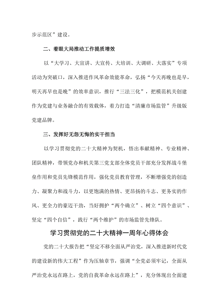 2023年民营企业党委书记学习贯彻《党的二十大精神》一周年心得体会（合计7份）.docx_第2页