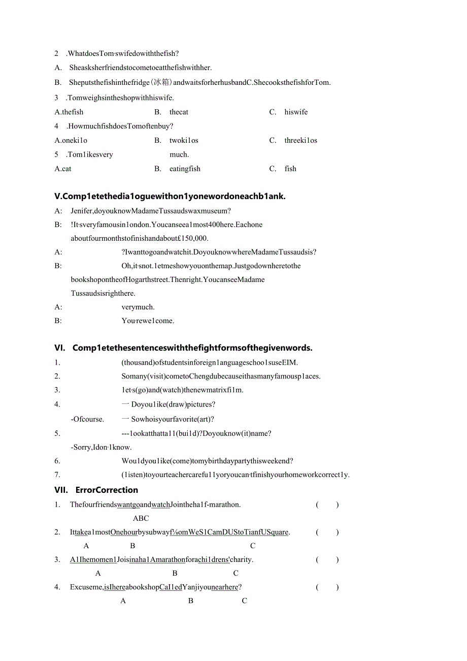 EIM-Starter-Unit-4-Where's-the-cafe-测试卷.docx_第3页