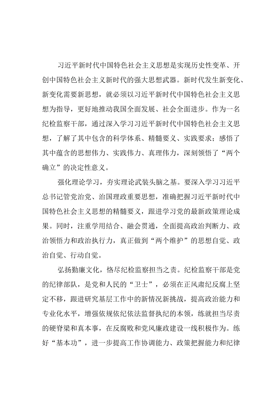 7篇2023第二批主题教育纪委书记纪检监察干部心得体会研讨材料.docx_第3页