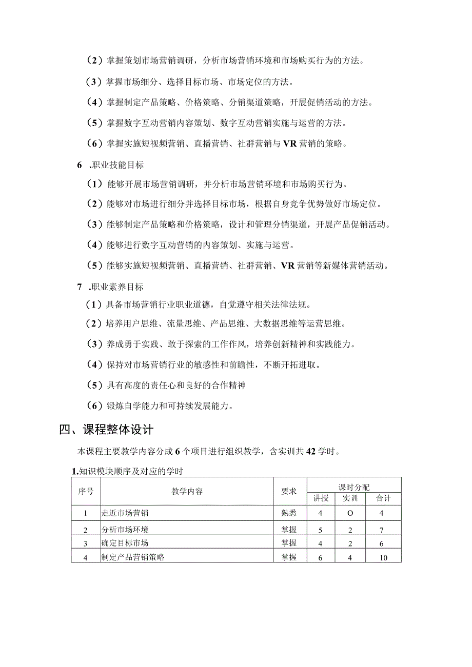 《市场营销实务》-课程标准.docx_第3页