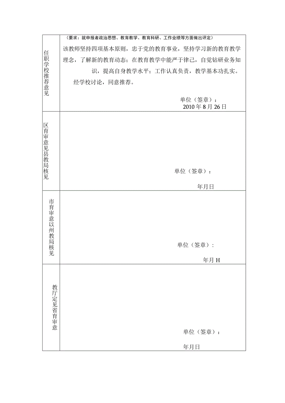 “国培计划”——云南省农村中小学骨干教师申报表.docx_第3页