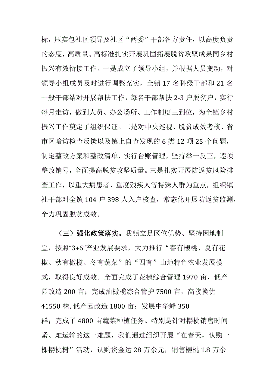 党委履行乡村振兴工作第一责任人职责情况报告范文.docx_第2页