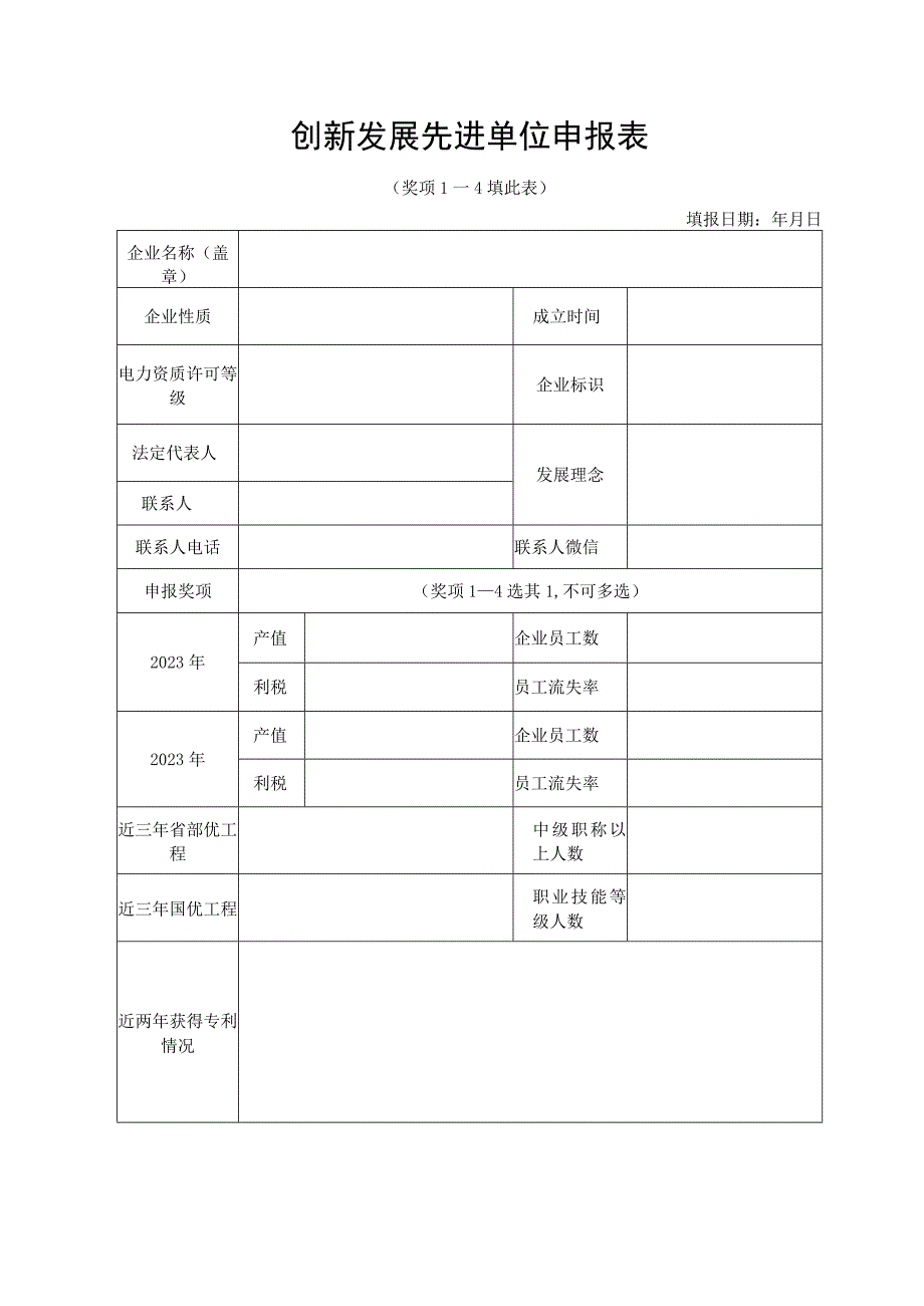 创新发展先进单位申报表.docx_第1页