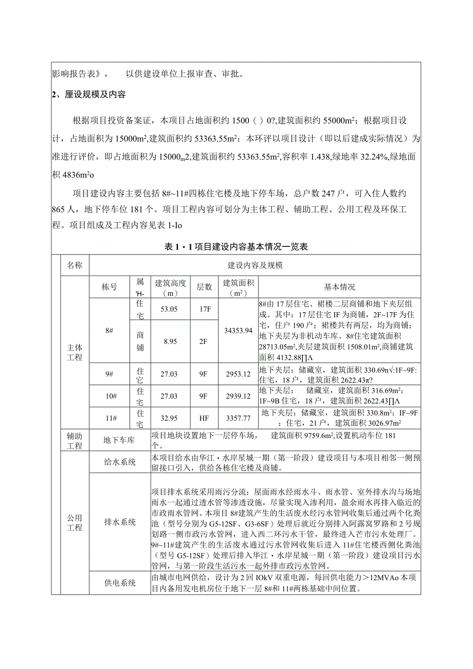 华江·水岸星城一期（第二阶段）建设项目环评报告.docx_第2页