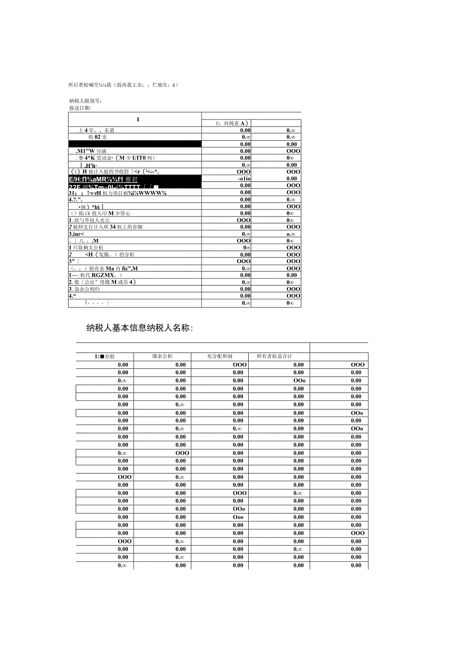 企业会计准则所有者权益变动表.docx_第1页