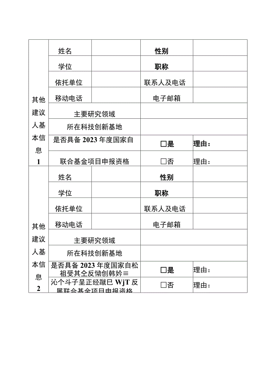 国家自然科学基金区域创新发展联合基金海南指南建议表.docx_第2页