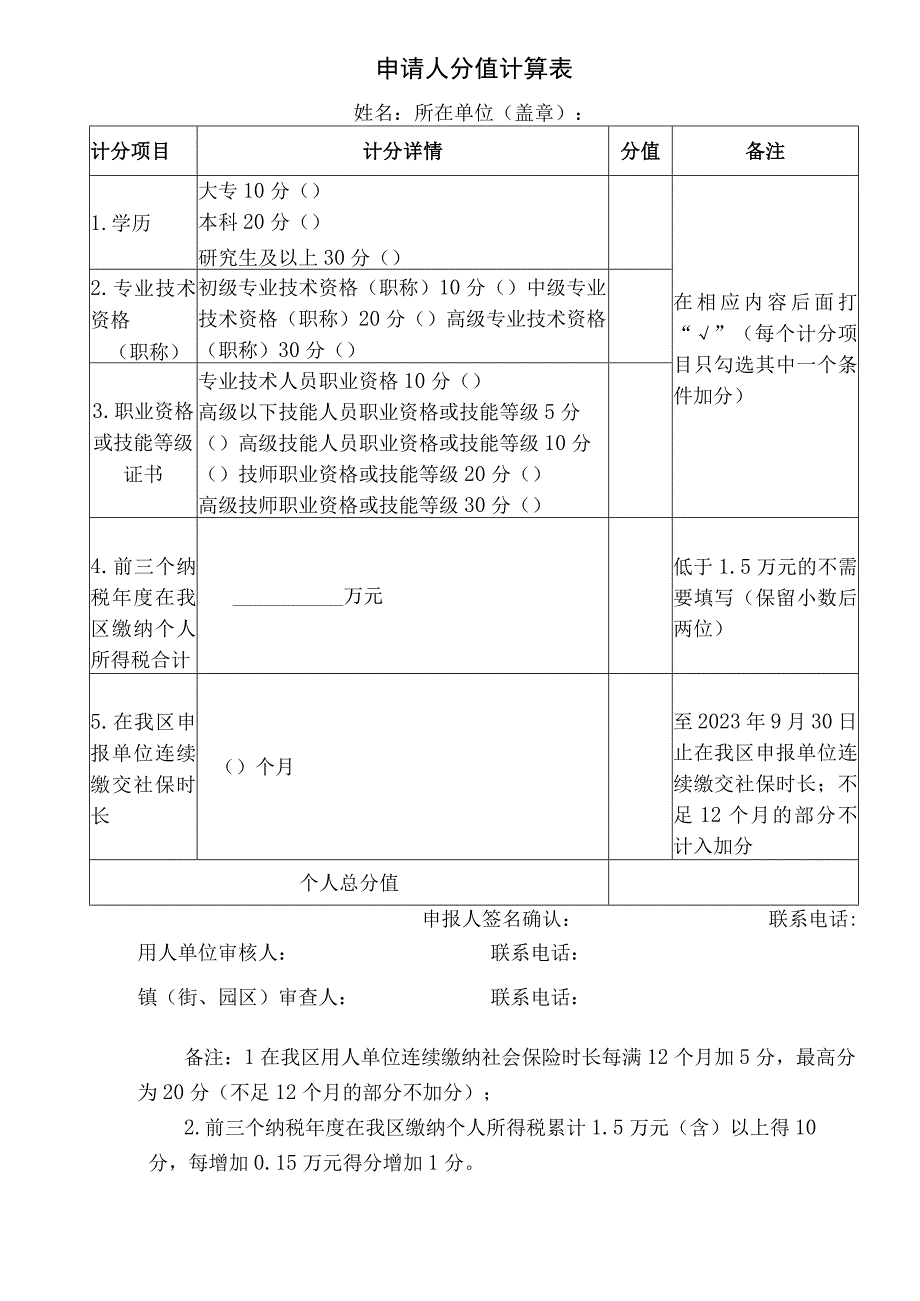 申请人分值计算表.docx_第1页