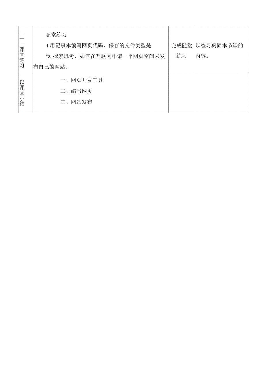 浙教版信息科技八上第10课 网页的编辑与发布 教案.docx_第3页