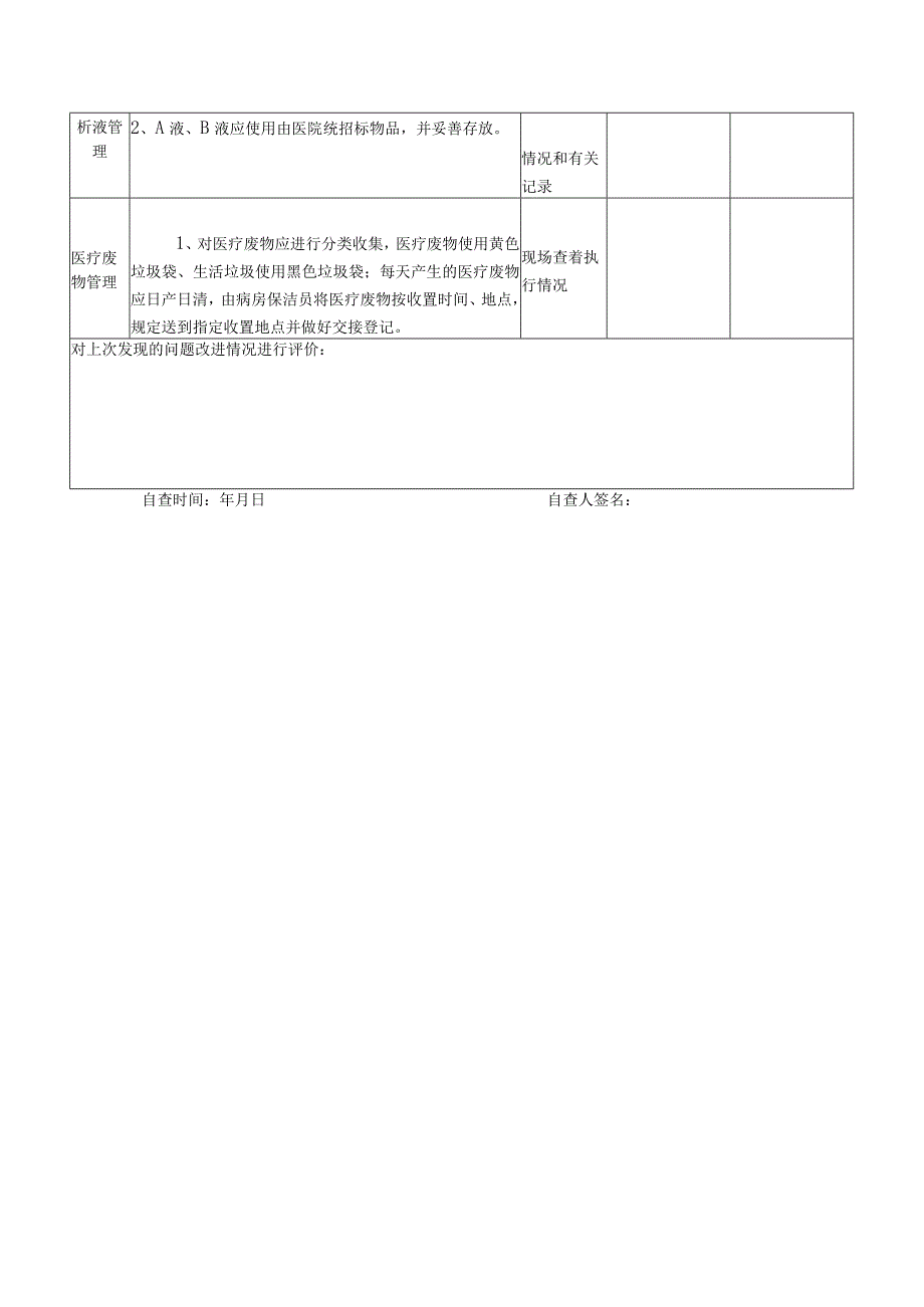 血透室医院感染管理质量自查表.docx_第3页