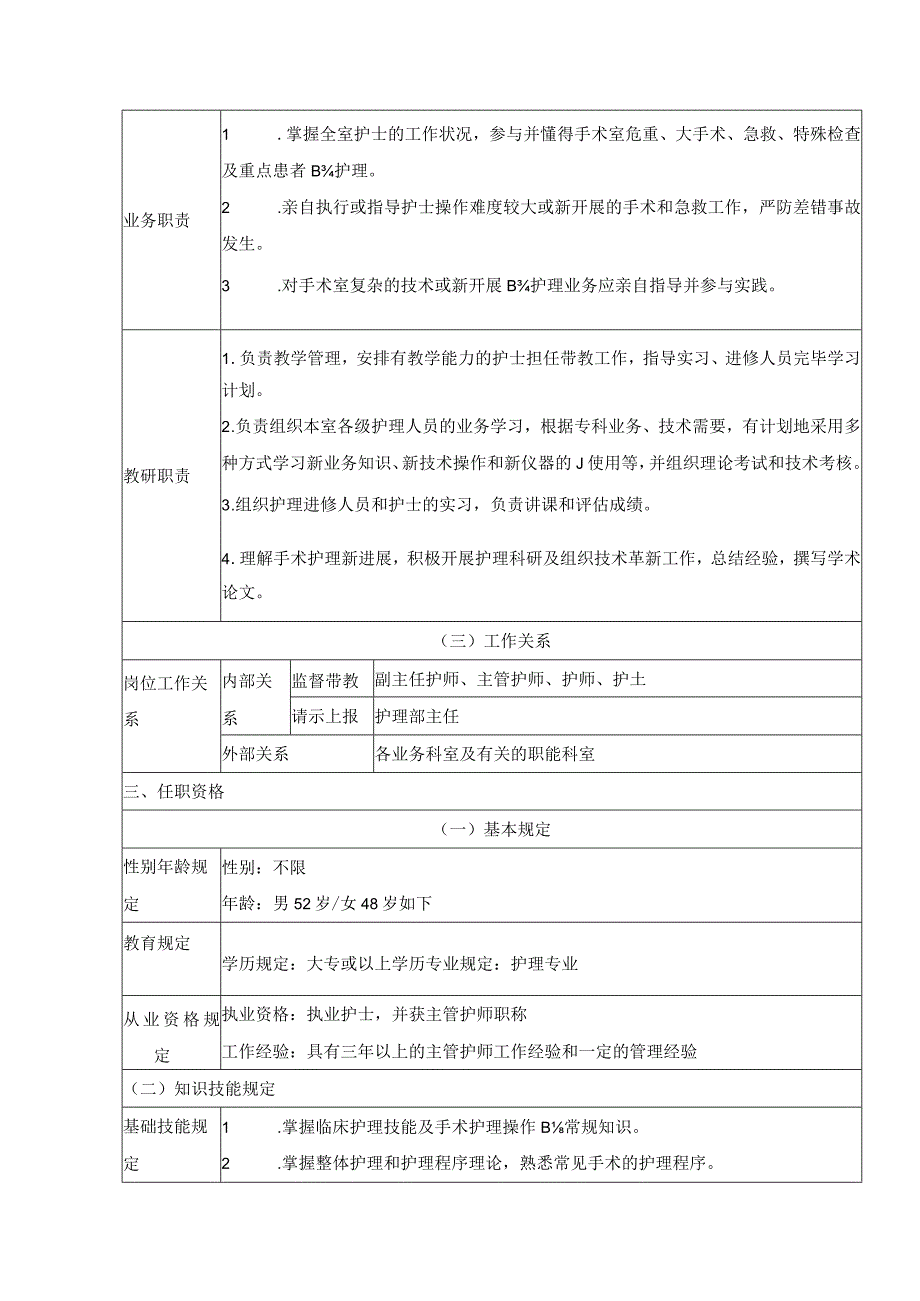 手术护士长职责概述.docx_第2页