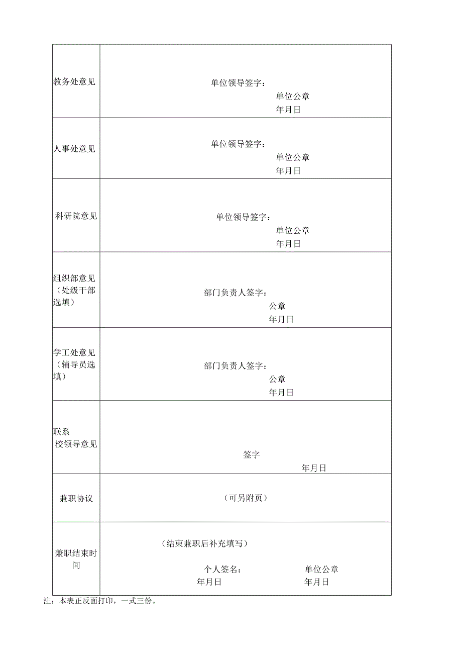 桂林电子科技大学专业技术人员校外兼职申请表.docx_第2页