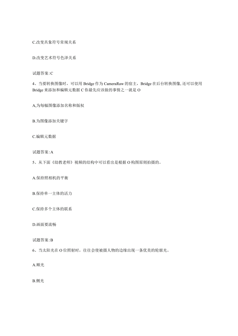 备考2024山西省摄影师资格证考试试题及答案四.docx_第2页