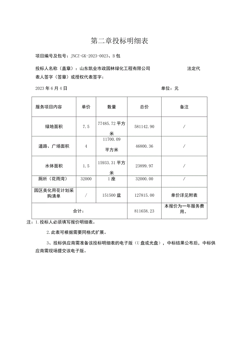 第二章投标明细表.docx_第1页