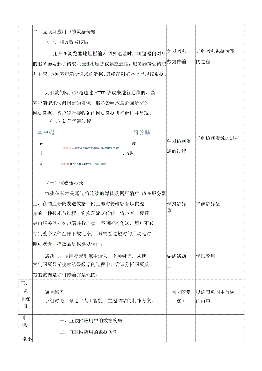 浙教版信息科技八上第6课 互联网应用中的数据 教案.docx_第3页