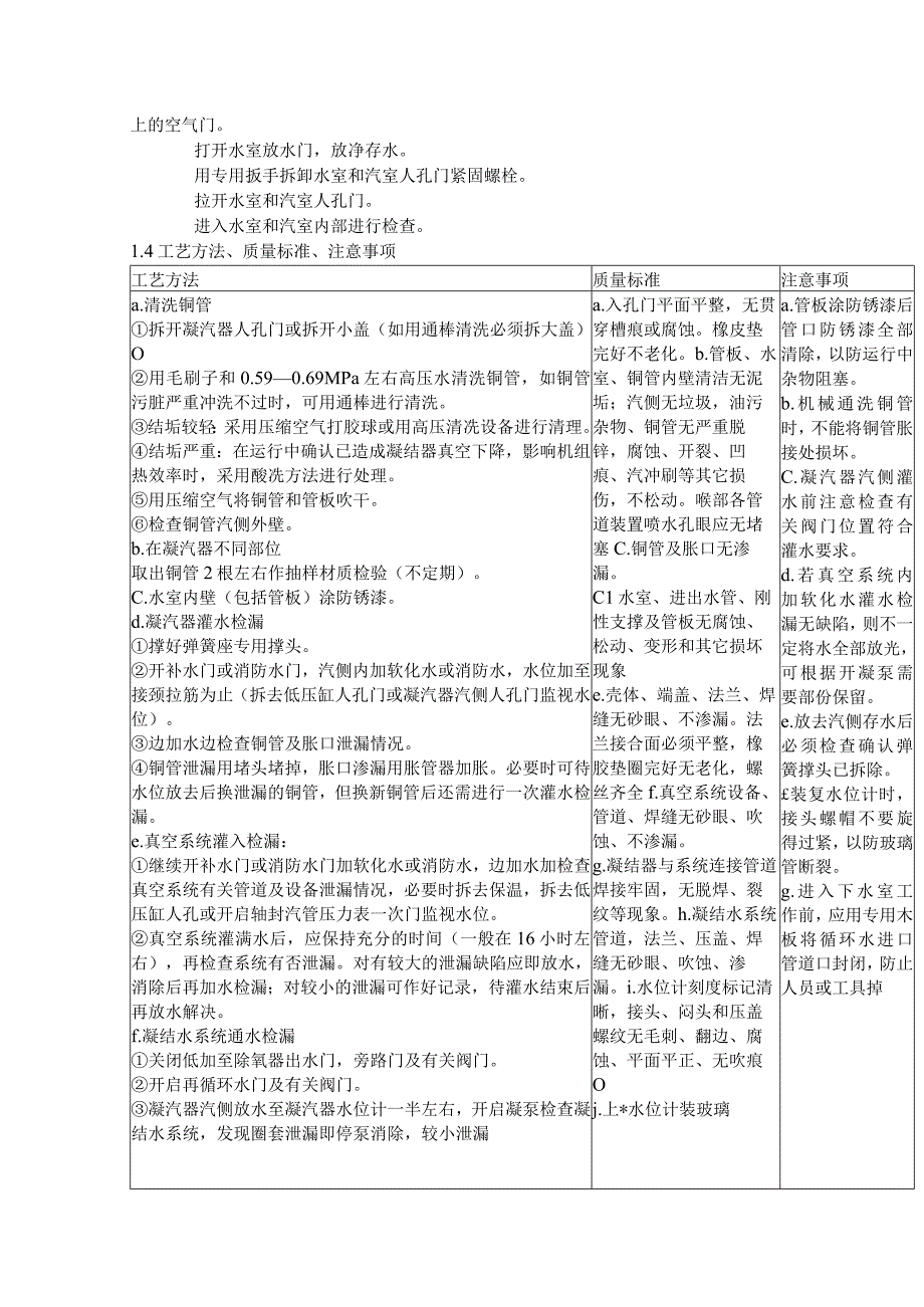 汽轮机热交换器主凝结器、旁路凝结器及其附属装置检修规程.docx_第2页