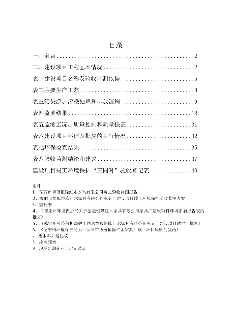 德冠恒隆红木家具有限公司家具厂建设项目竣工验收监测报告表.docx_第2页