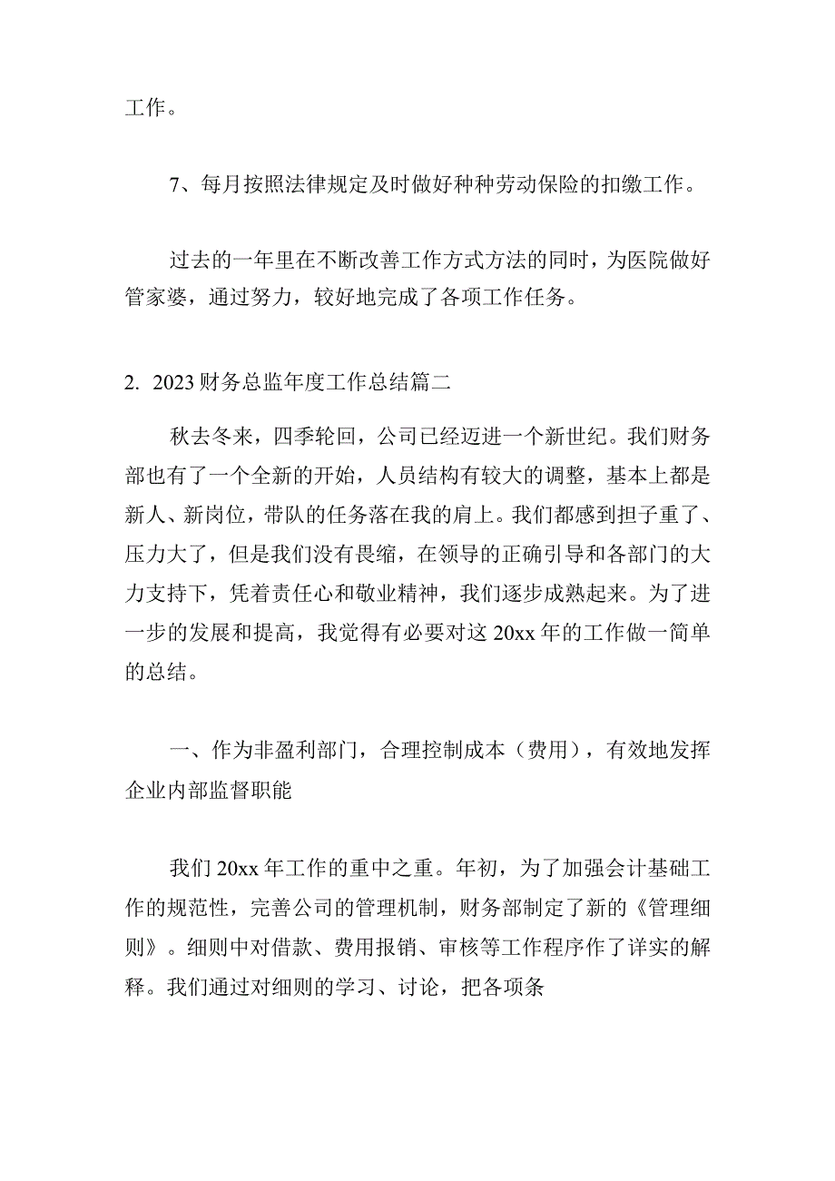 2023财务总监年度工作总结怎么写（范文10篇）.docx_第3页