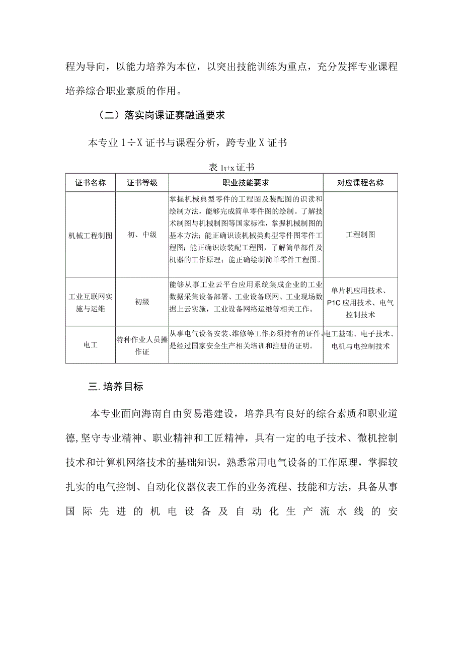 2022级高职专科专业人才培养方案-电气3+2.docx_第2页