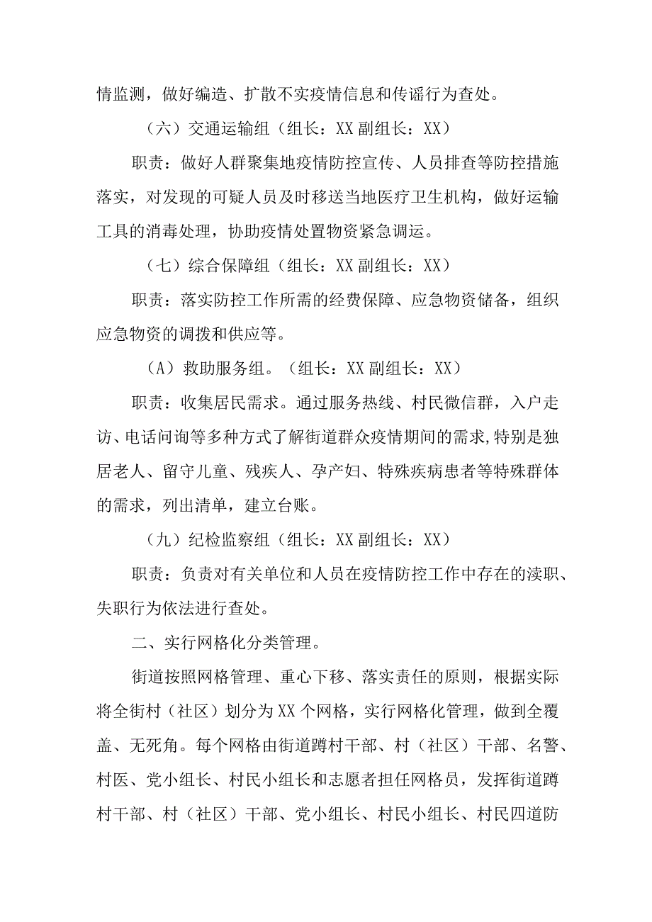 XX街道新冠肺炎疫情村（社区）管控应急处置预案.docx_第3页