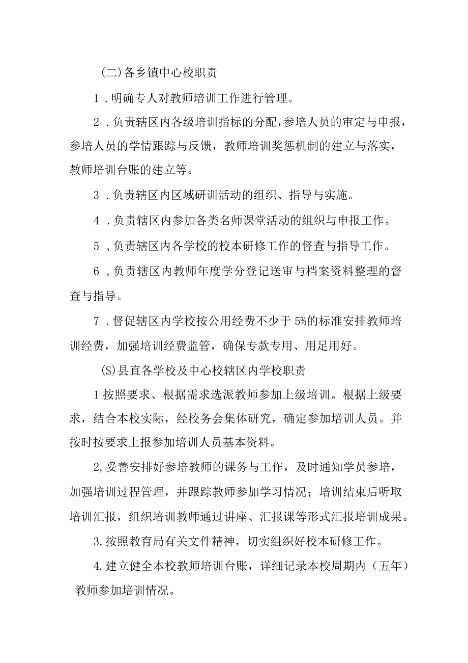 XX县中小学幼儿园教师培训工作管理制度.docx_第3页