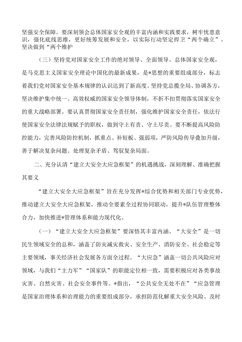 构建新时代大安全大应急框架体会发言.docx_第2页