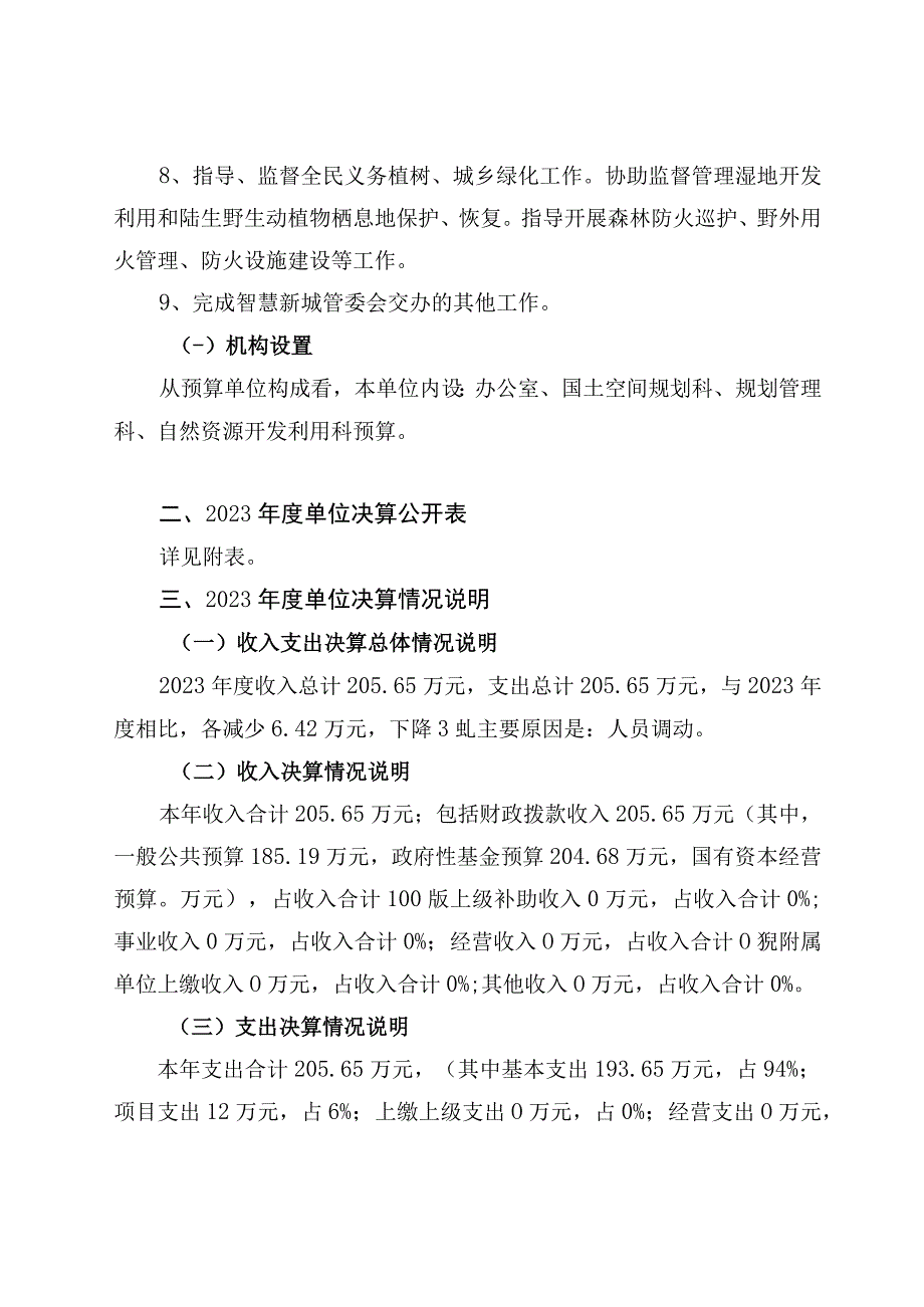 衢州市自然资源和规划局智慧新城分局2021年度单位决算目录.docx_第3页