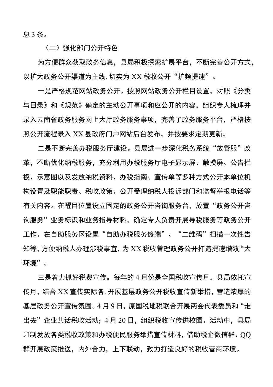 税务局政务公开工作自查自检报告.docx_第3页