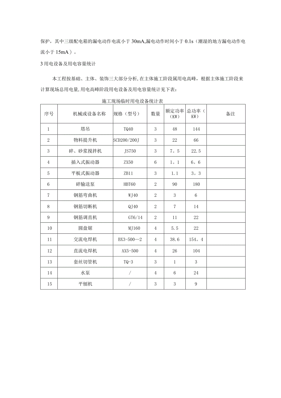 某大厦临时用电施工方案采用需要系数法精确计算.docx_第3页