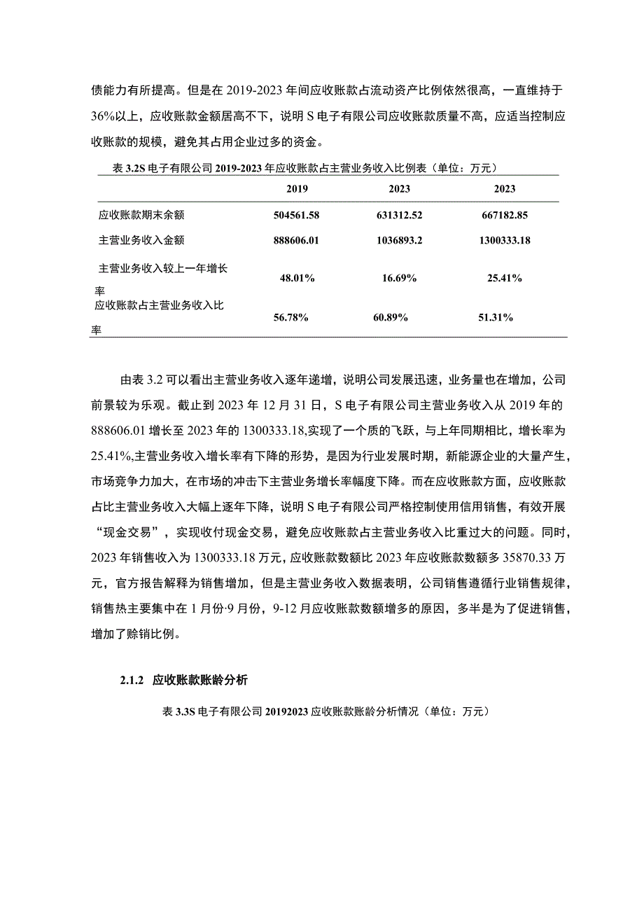 《S电子有限公司应收账款信用政策问题研究》6000字.docx_第3页