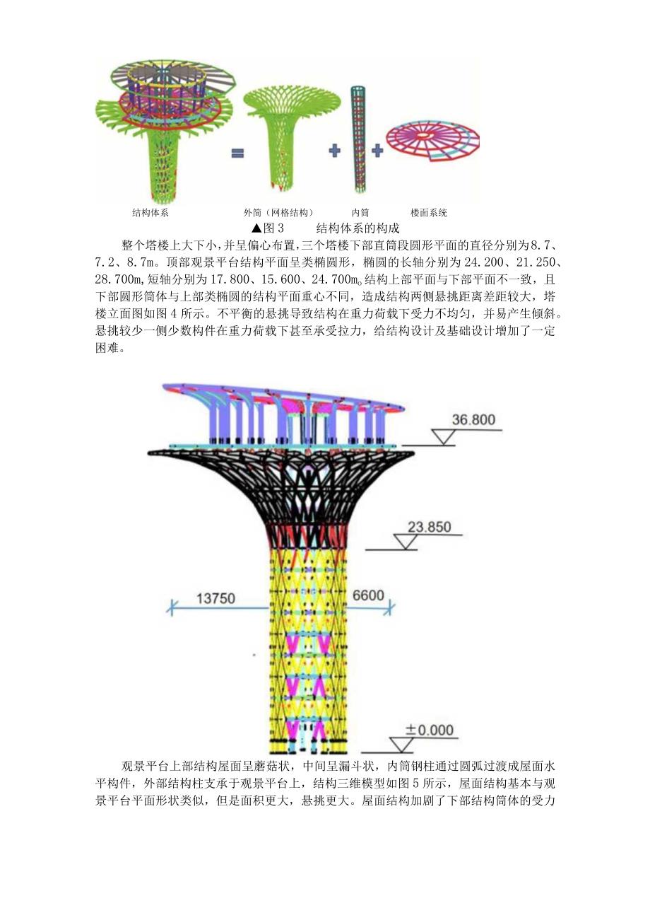 空间异形单层网壳在超限连体钢结构高层观光塔中的运用.docx_第3页