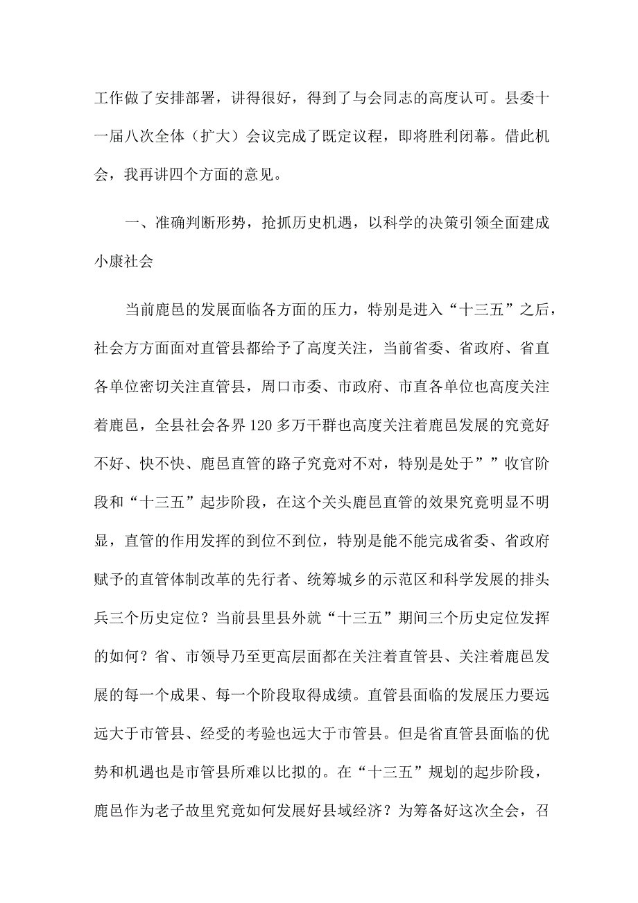 在县委经济工作会议上的发言精选多篇.docx_第3页