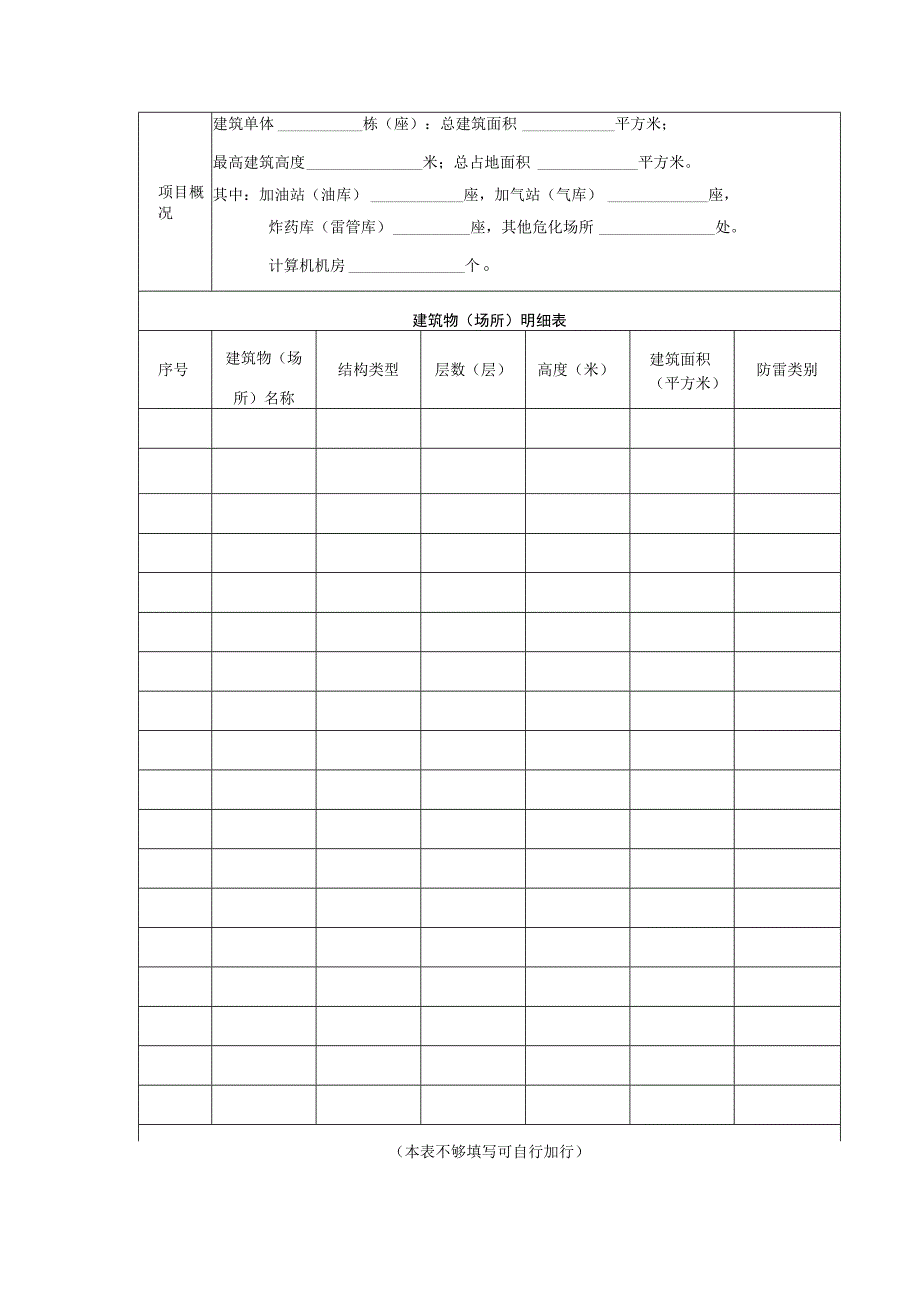 重庆市建设项目防雷装置竣工验收申请书.docx_第3页