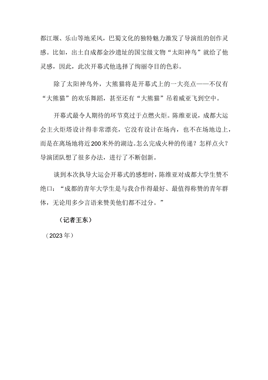 这将是一场年轻人的盛会——访大运会开幕式总导演陈维亚.docx_第3页