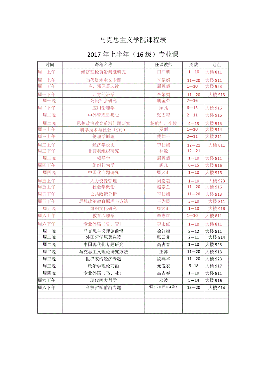 马克思主义学院课程表.docx_第1页