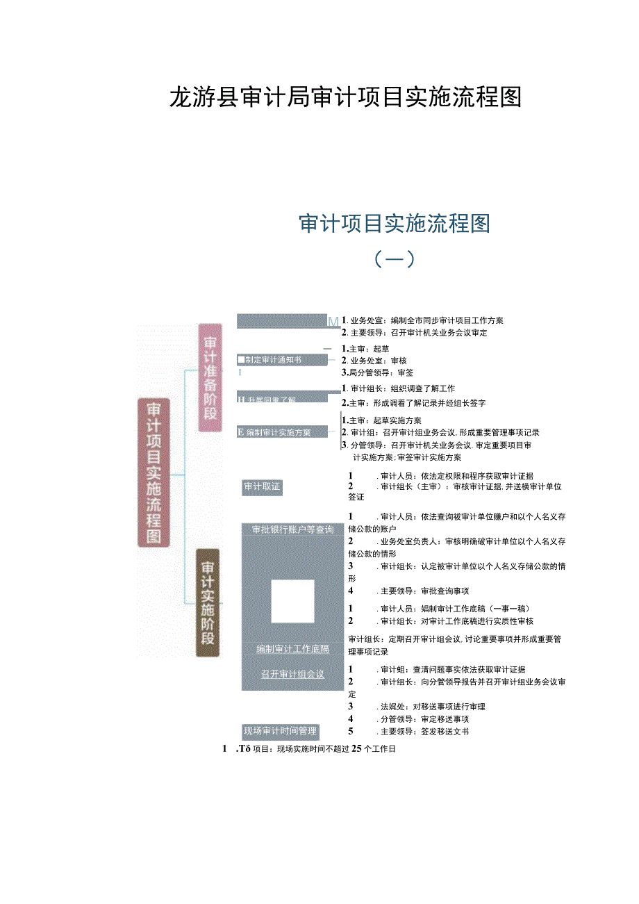 龙游县审计局审计项目实施流程图.docx_第1页